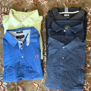 Polo by Ralph Lauren Blue, Navy, and Green Men's Polos
